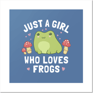 Frogs and Mushrooms, World of a Girl With a Deep Love for Nature Posters and Art